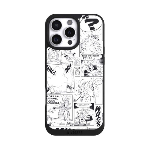 Apple iPhone 16 Pro Max NIVOpure BD Astérix Blanc &amp; Noir