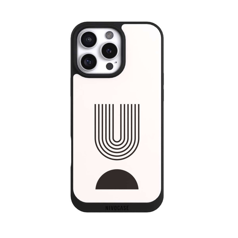 iPhone 16 Pro Max NIVOpure Art moderne Lignes noires