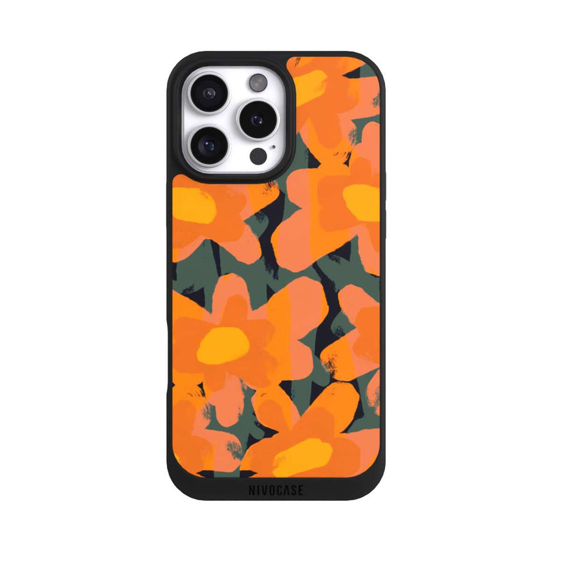 iPhone 16 Pro Max NIVOpure Blumenwiese Orange