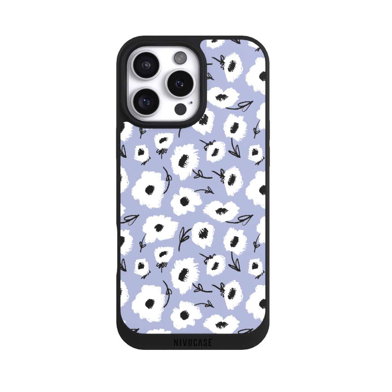 iPhone 16 Pro Max NIVOpure Pattern Fleurs Lilas