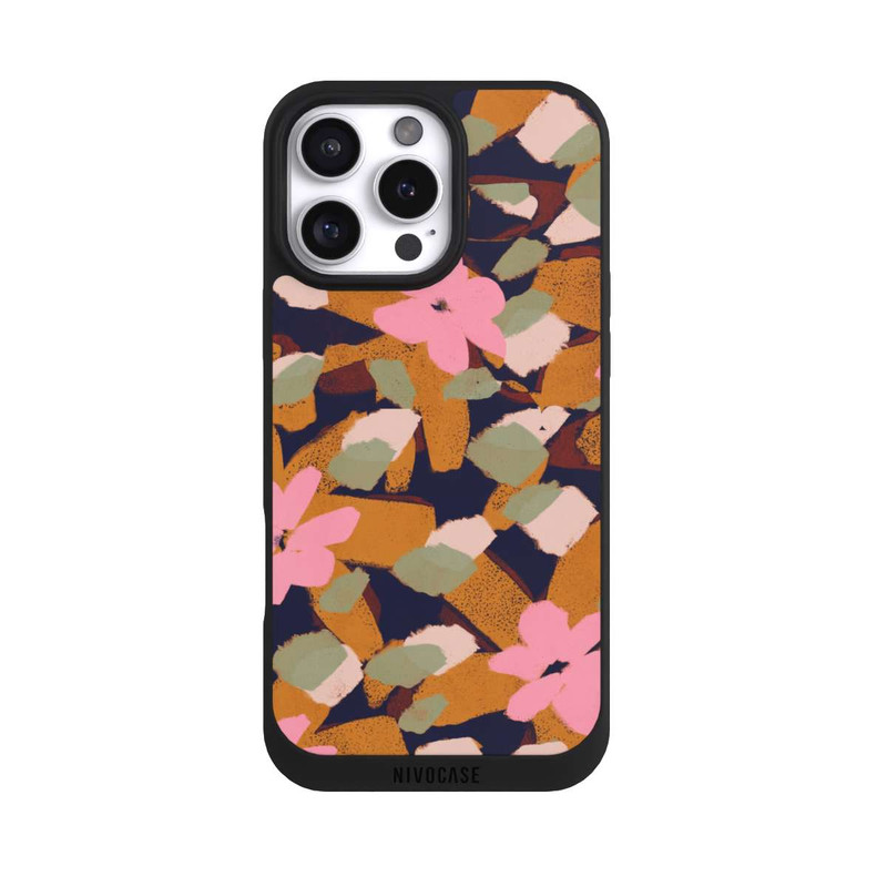 iPhone 16 Pro Max NIVOpure Rosa Blüten-Muster