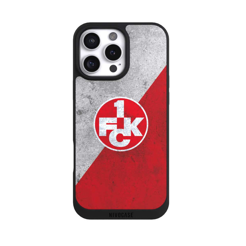 iPhone 16 Pro Max NIVOpure 1.FC Kaiserslautern-Beton Logo red