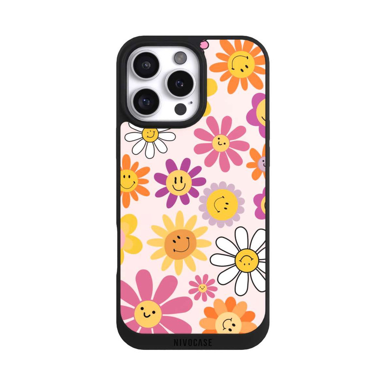 iPhone 16 Pro Max NIVOpure Smiles Pink Flowers