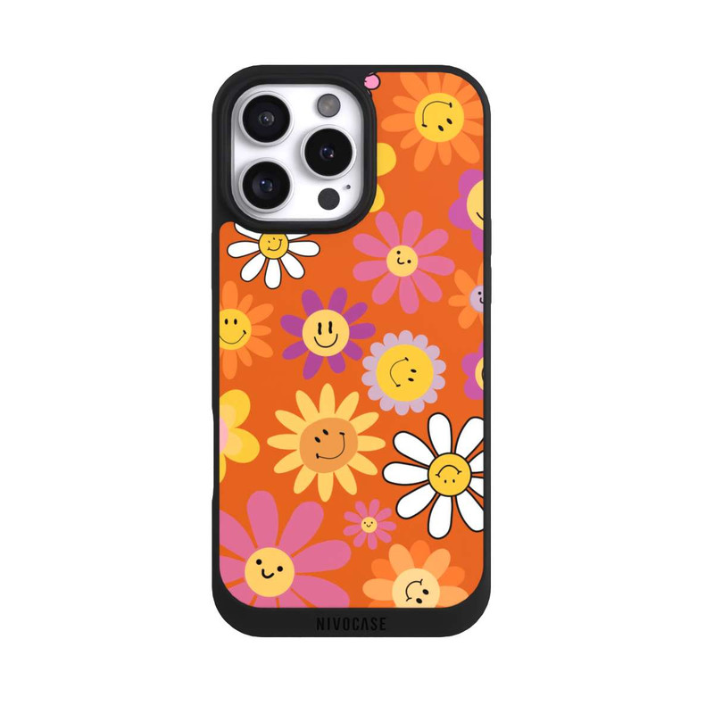 iPhone 16 Pro Max NIVOpure Smiles Orange Flowers