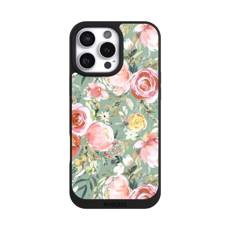iPhone 16 Pro Max NIVOpure Bouquet de Pivoines Pastelles