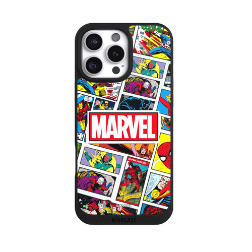 Apple iPhone 16 Pro Max NIVOpure Marvel Comic Pattern