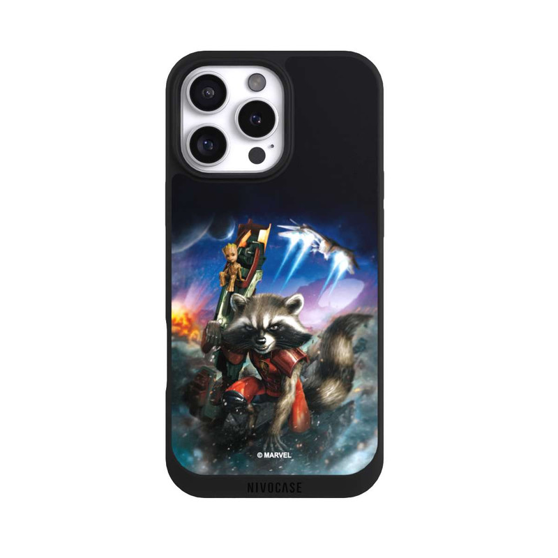 iPhone 16 Pro Max NIVOpure Rocket & Baby Groot Guardians Of The Galaxy