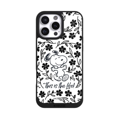 Apple iPhone 16 Pro Max NIVOpure Snoopy schwarz und weiß This Is The Life
