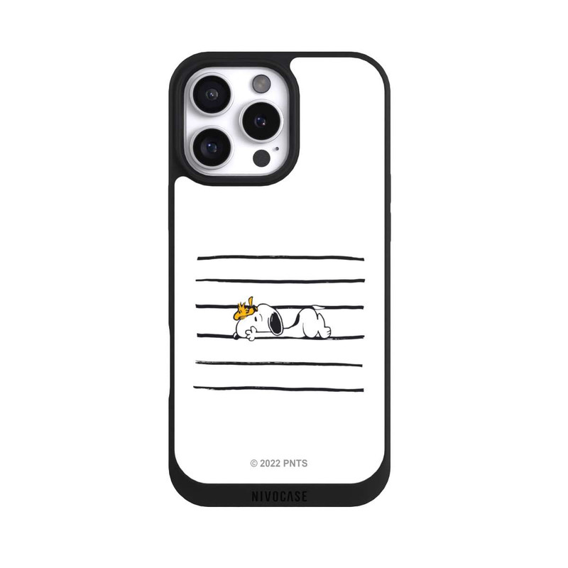 iPhone 16 Pro Max NIVOpure Snoopy Woodstock Stripes
