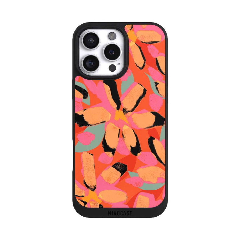 iPhone 16 Pro Max NIVOpure Orangenblüten-Muster