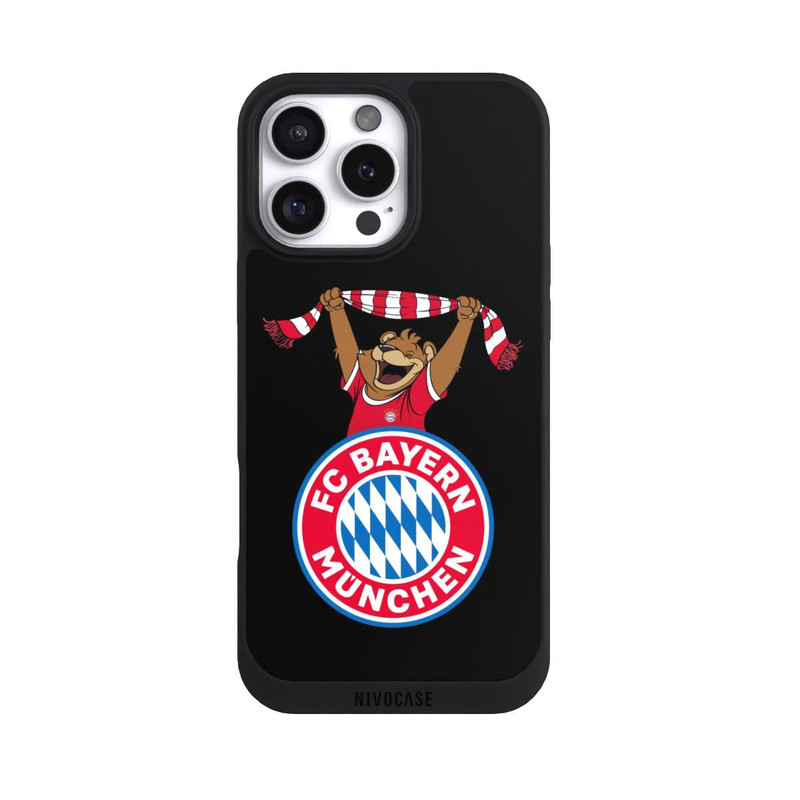 iPhone 16 Pro Max NIVOpure Bernie Jubel mit Schal Schwarz
