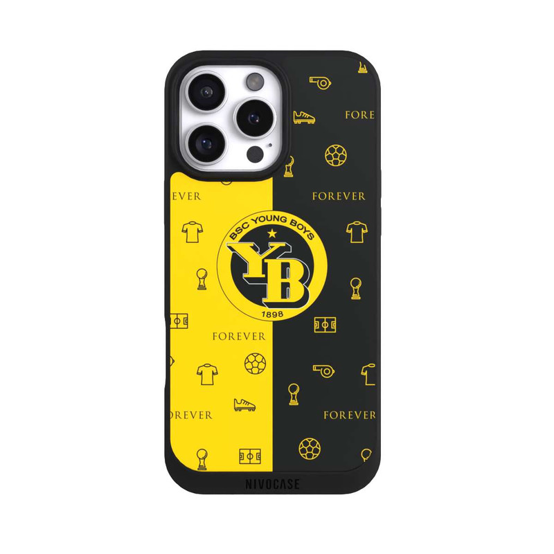 iPhone 16 Pro Max NIVOpure BSC YB Jaune Noir Motif