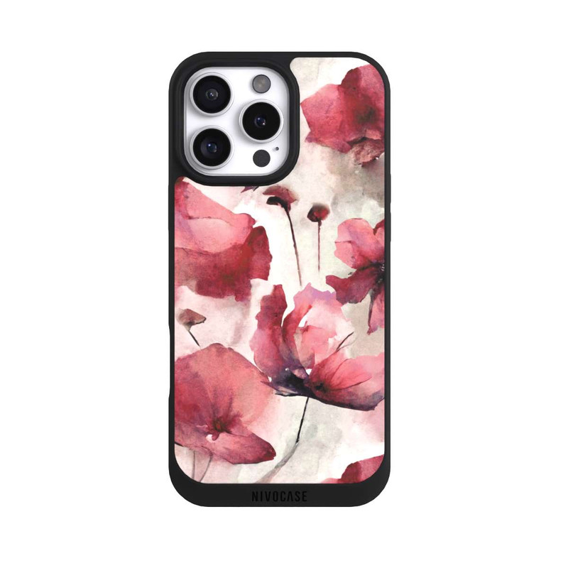 iPhone 16 Pro Max NIVOpure Wilde Mohnblumen