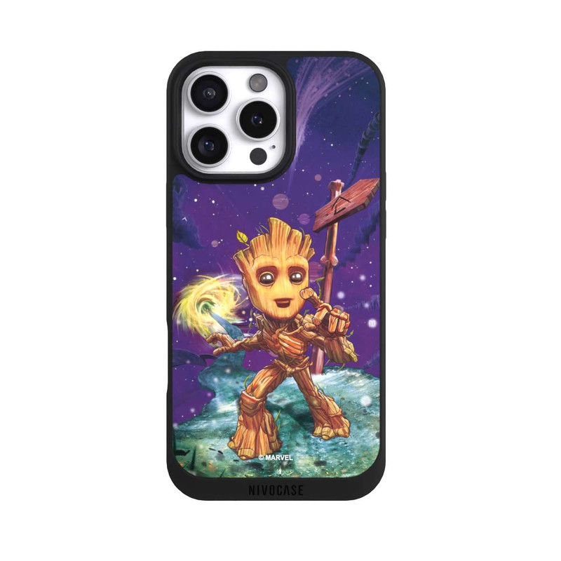 iPhone 16 Pro Max NIVOpure Baby Groot Galaxy Touch