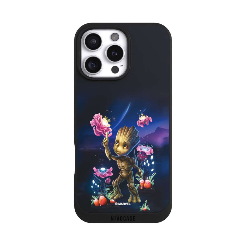 iPhone 16 Pro Max NIVOpure Baby Groot Blumen