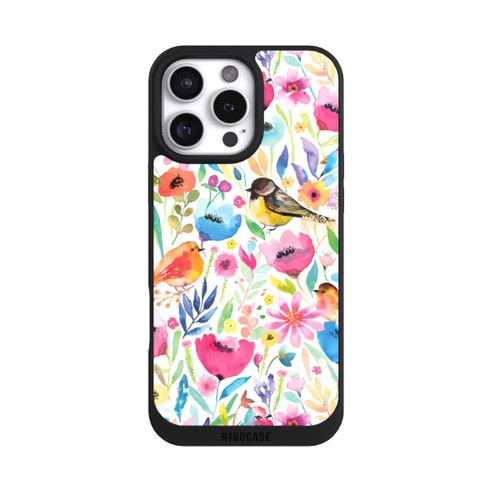 Apple iPhone 16 Pro Max NIVOpure Whimsical Birds and Flowers