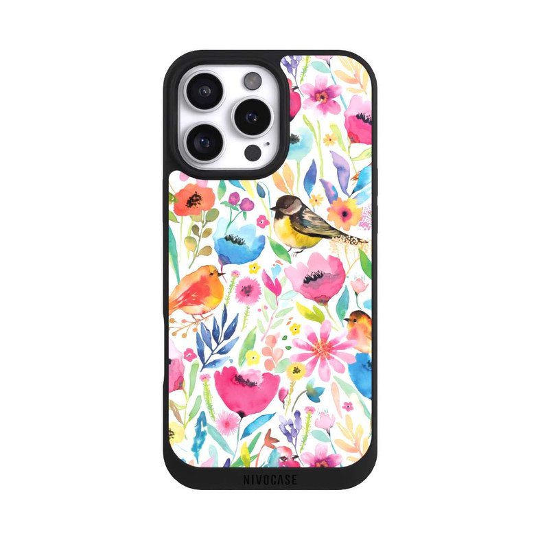 iPhone 16 Pro Max NIVOpure Wunderliche Vögel und Blumen