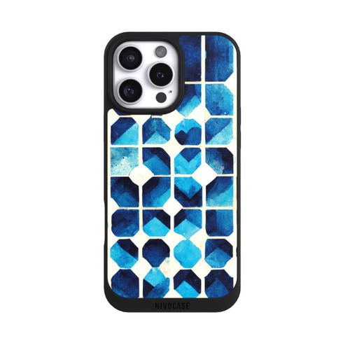 Apple iPhone 16 Pro Max NIVOpure Blue Pattern