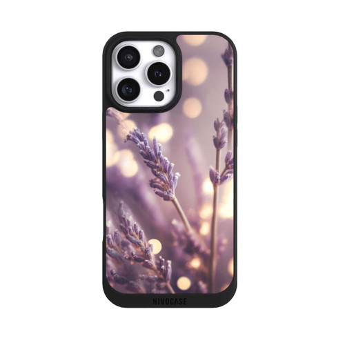Apple iPhone 16 Pro Max NIVOpure Lavender Close Up with AI