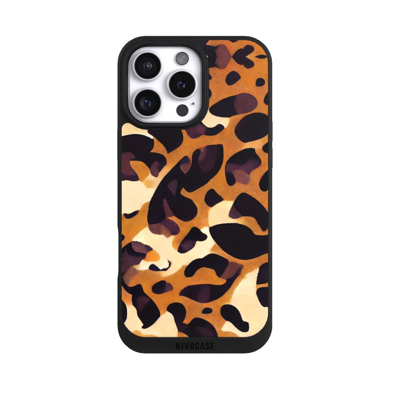 iPhone 16 Pro Max NIVOpure Leo Pattern hellbraun