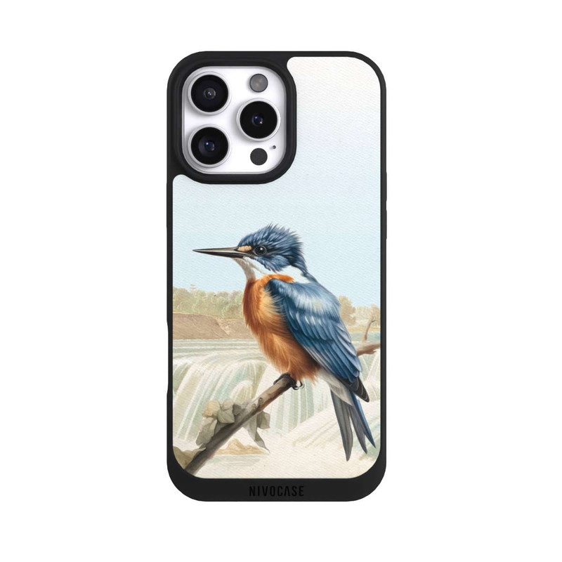 iPhone 16 Pro Max NIVOpure Martin-pêcheur rétro