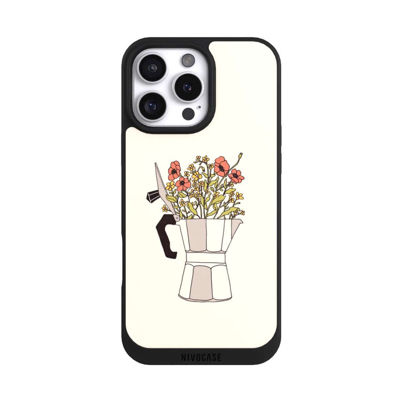 iPhone 16 Pro Max NIVOpure Fleurs Moka