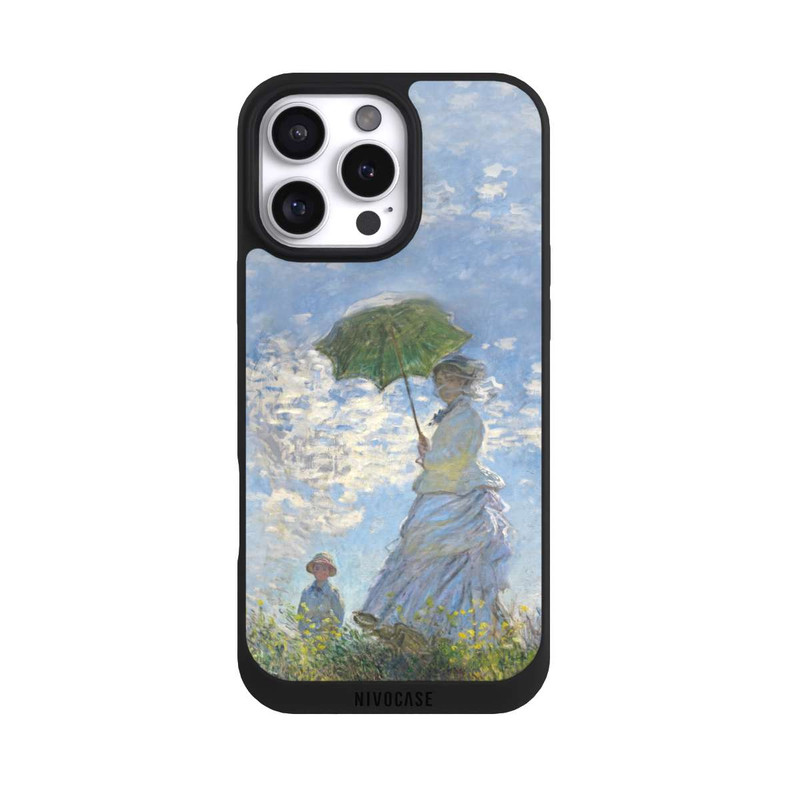 iPhone 16 Pro Max NIVOpure Frau mit Sonnenschirm - Monet