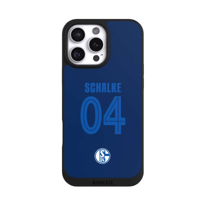 iPhone 16 Pro Max NIVOpure Schalke 04 Dunkelblau