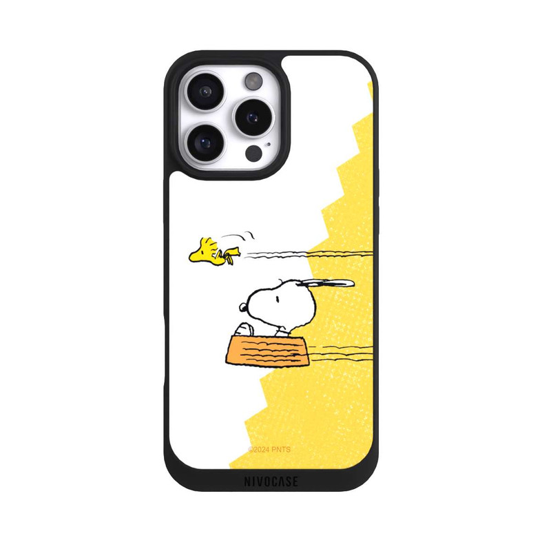 iPhone 16 Pro Max NIVOpure Snoopy avec Woodstock