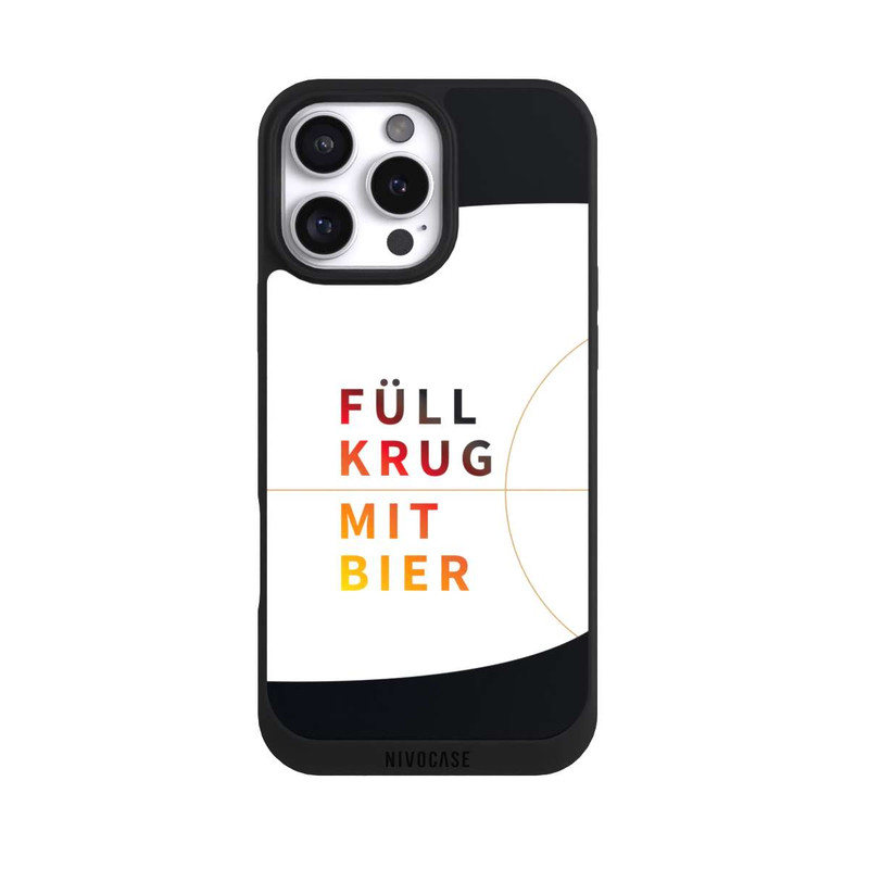 iPhone 16 Pro Max NIVOpure Füllkrug mit Bier 