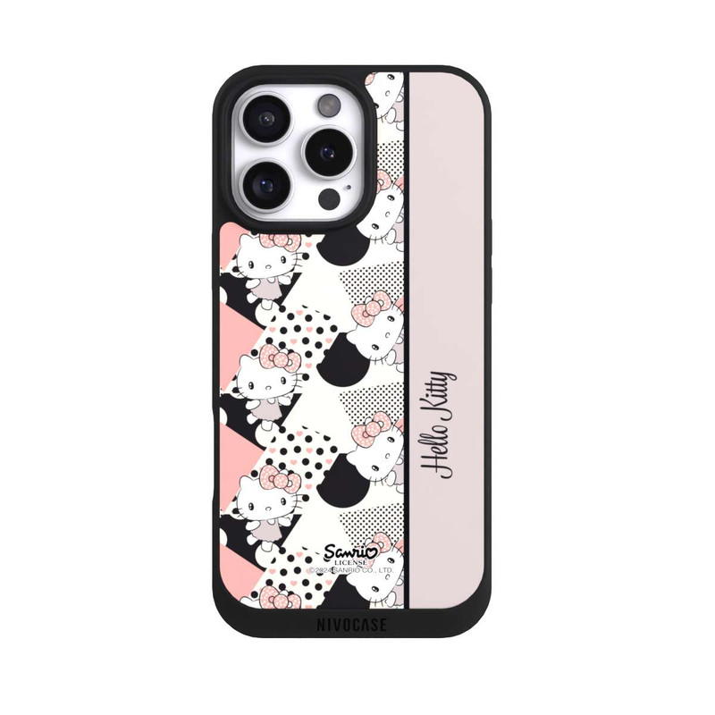 iPhone 16 Pro Max NIVOpure Hello Kitty elegantes Muster