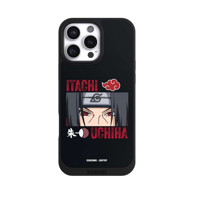 iPhone 16 Pro Max NIVOpure Itachi Uchiha Gros plan
