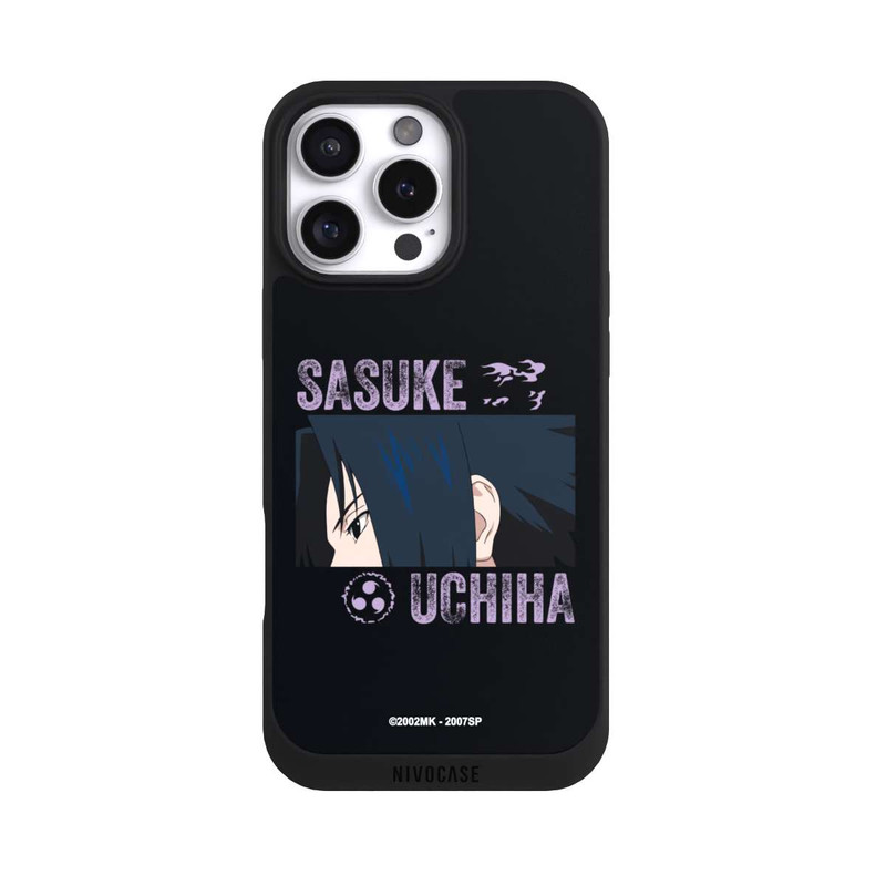 iPhone 16 Pro Max NIVOpure Sasuke Uchiha Gros plan