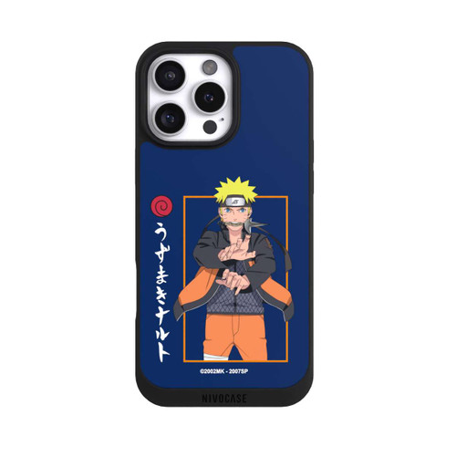 Apple iPhone 16 Pro Max NIVOpure Naruto Kampfposition Blau