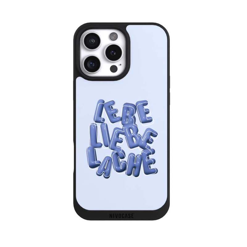 iPhone 16 Pro Max NIVOpure Lebe Liebe Lache Blue