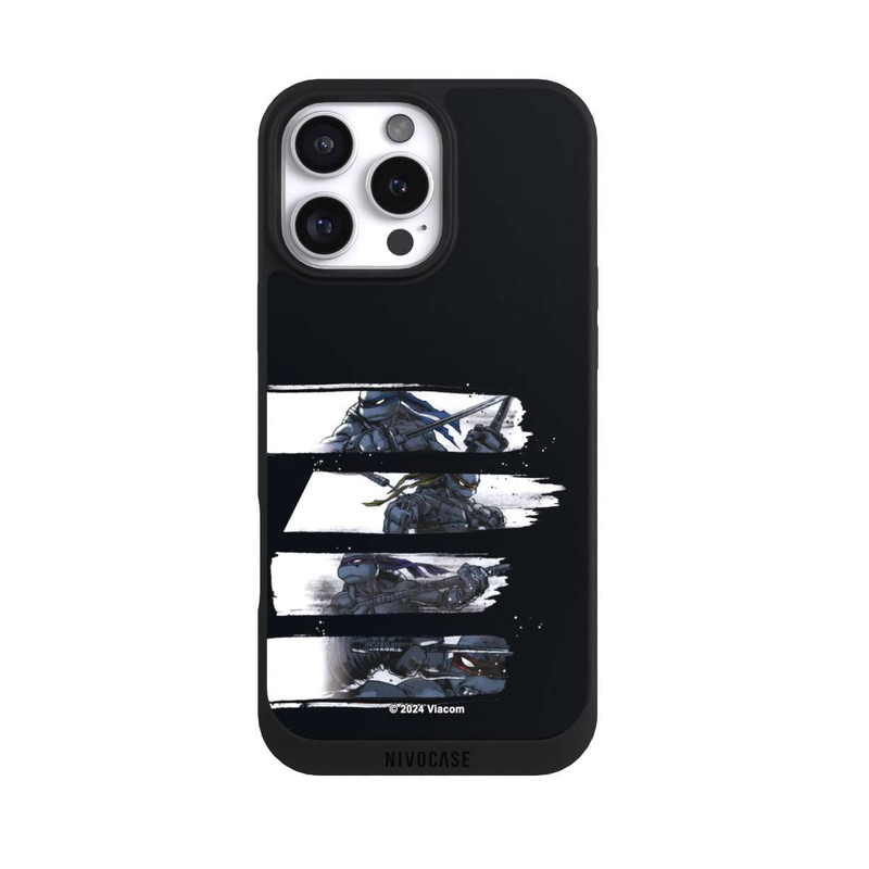 iPhone 16 Pro Max NIVOpure Scratch TMNT noir et blanc