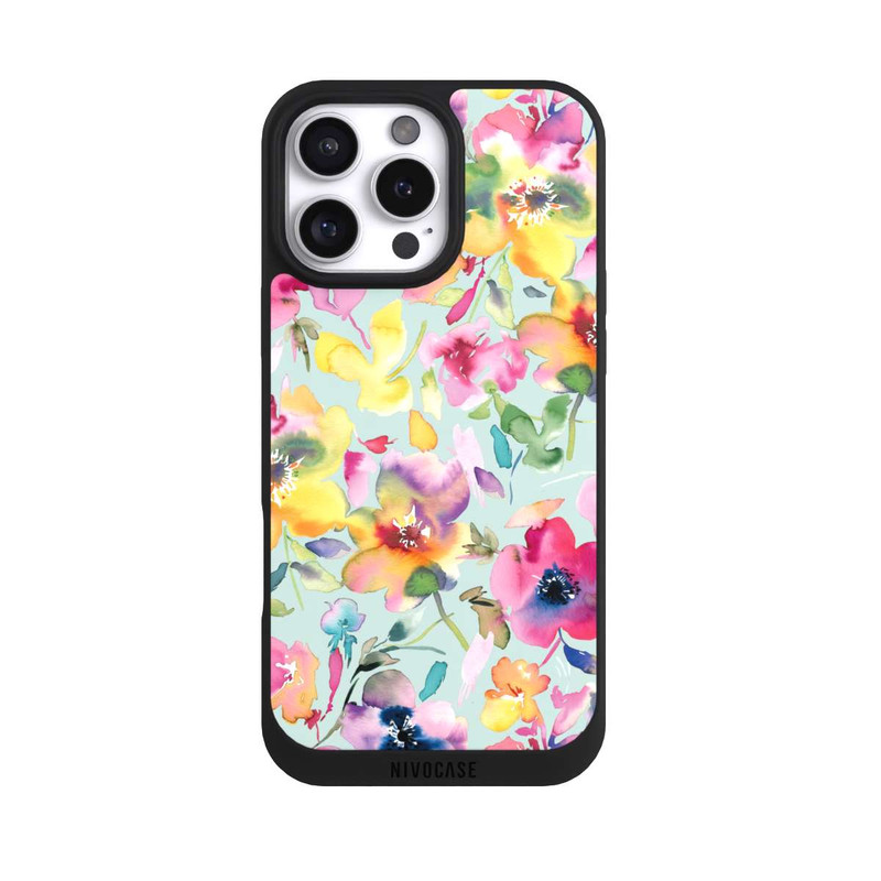 iPhone 16 Pro Max NIVOpure Künstlerischer Sommer Psychedelic Floral