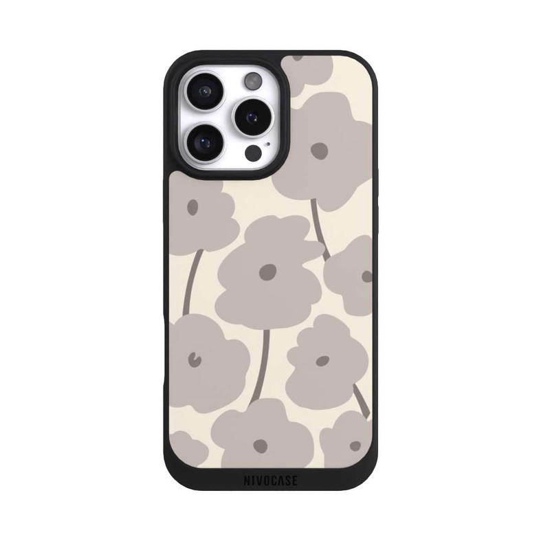 iPhone 16 Pro Max NIVOpure Minimalistic Flowers Beige