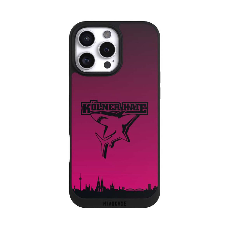 iPhone 16 Pro Max NIVOpure Kölner Haie Skyline Pink