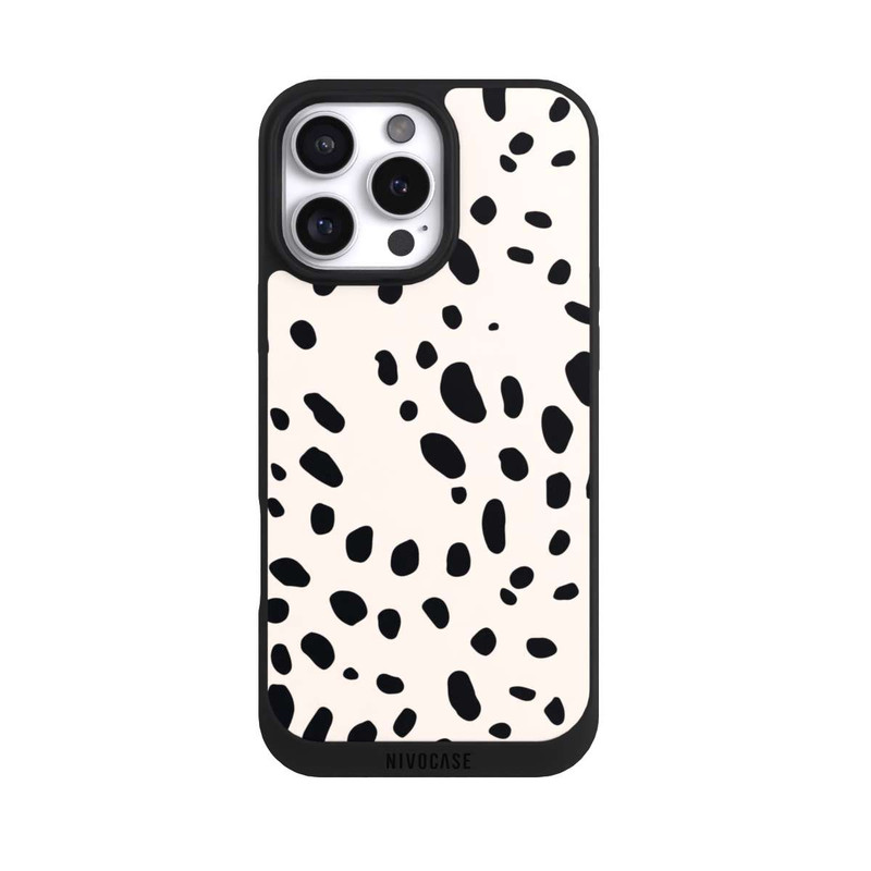 iPhone 16 Pro Max NIVOpure Motif Animalier Guépard Noir
