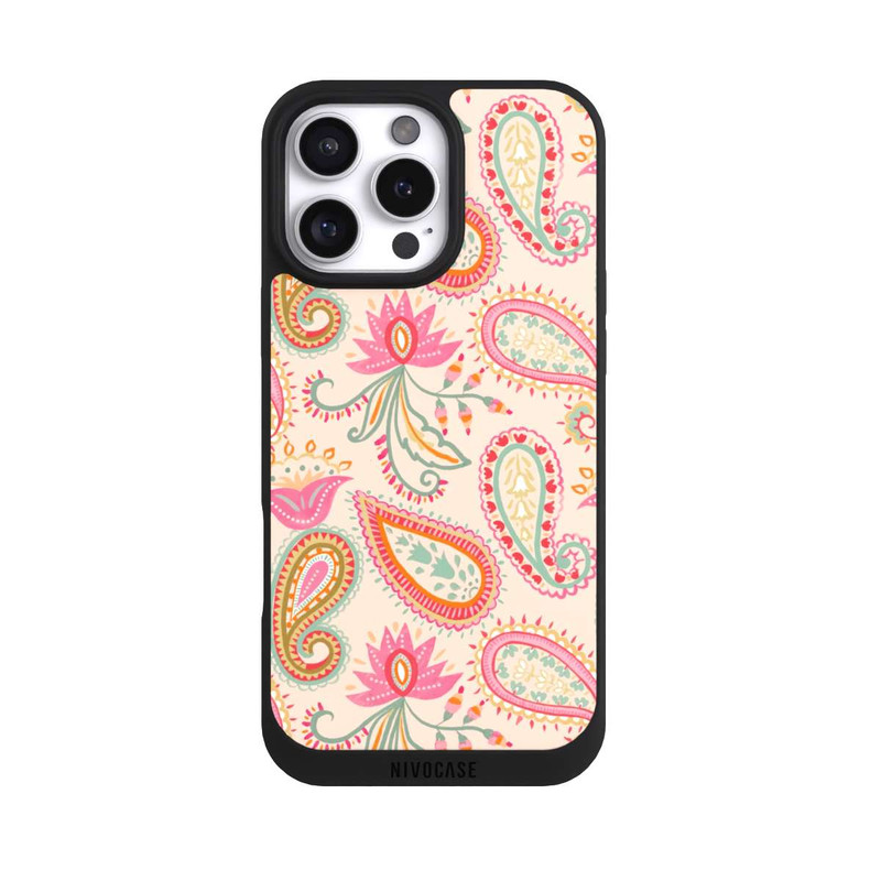 iPhone 16 Pro Max NIVOpure Colorful Paisley Charm