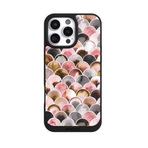 Apple iPhone 16 Pro Max NIVOpure Japandi Scales Pink Brown