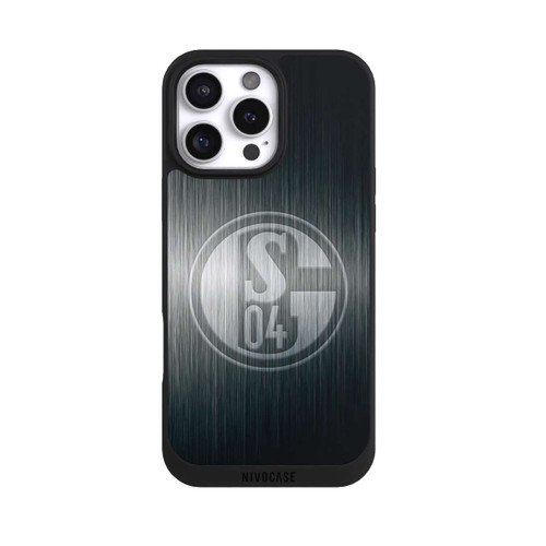 Apple iPhone 16 Pro Max NIVOpure Schalke 04 Metall Look