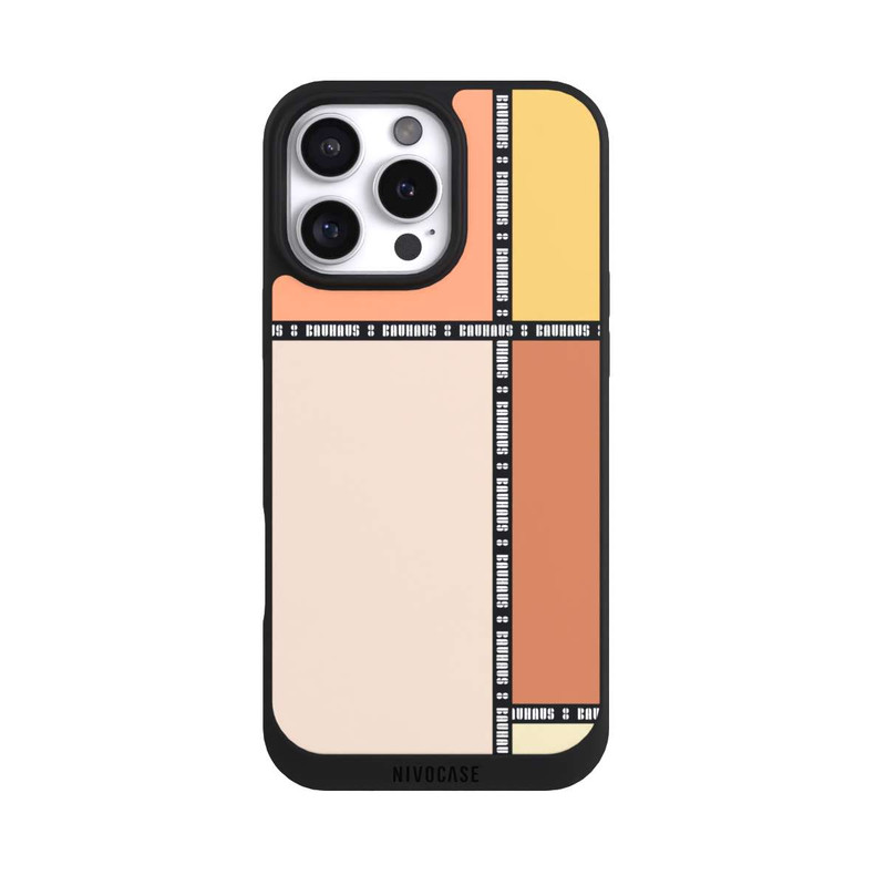 iPhone 16 Pro Max NIVOpure Bauhaus Squares-Pastel