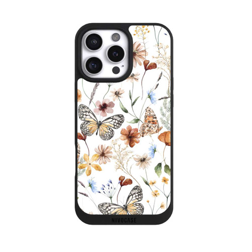 Apple iPhone 16 Pro Max NIVOpure Wildflowers and Butterflies Pattern