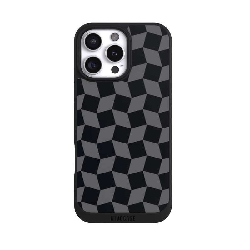 iPhone 16 Pro Max NIVOpure 3D Würfel-Muster Effektt
