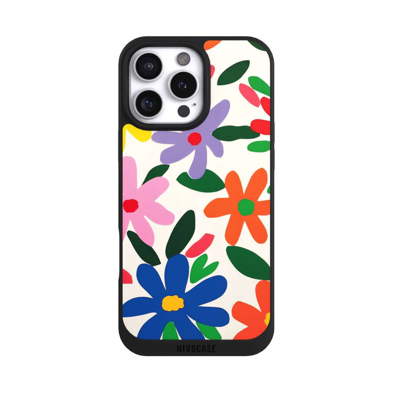 iPhone 16 Pro Max NIVOpure Sommerblüten Illustration