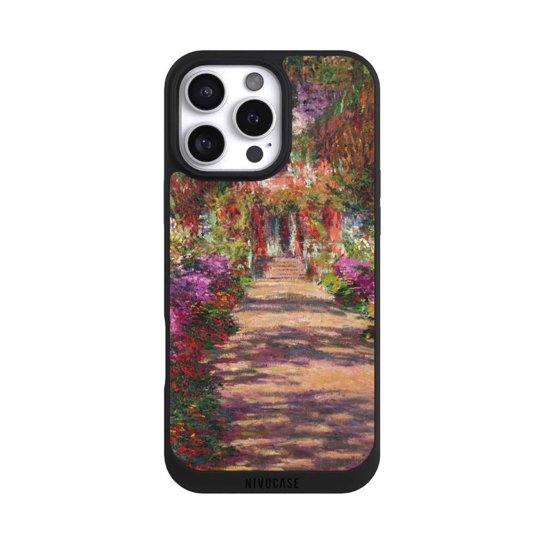 iPhone 16 Pro Max NIVOpure Eine Allee in Monets Garten in Giverny by Claude Monet