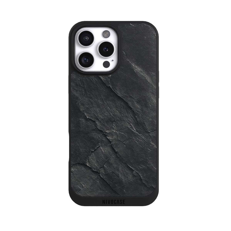 iPhone 16 Pro Max NIVOpure Dark Grey Slate Look