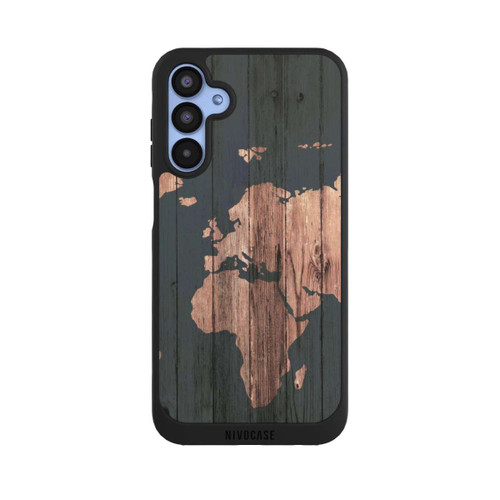 Samsung Galaxy A15 5G NIVOpure Wooden World Map